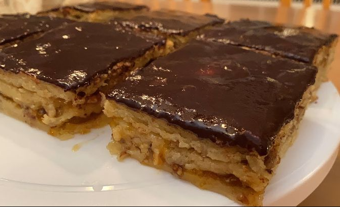 🇭🇺 Gerbeaud Cake (Zserbó) – Traditional Hungarian Dessert 🍰✨ Capture d’écran 2025-03-24 152021