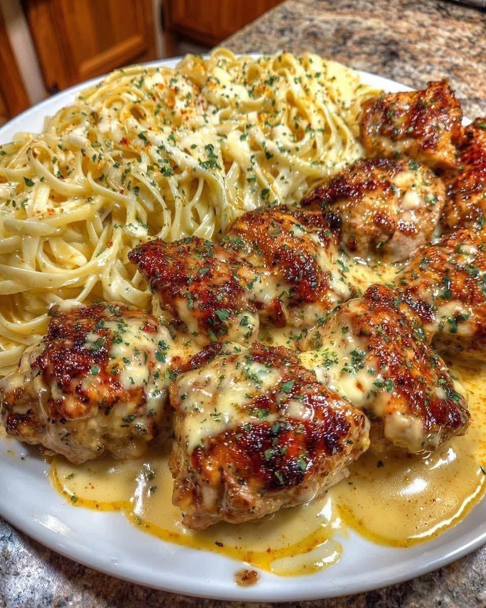Creamy Garlic Butter Chicken & Linguine in FB_IMG_1761932384329